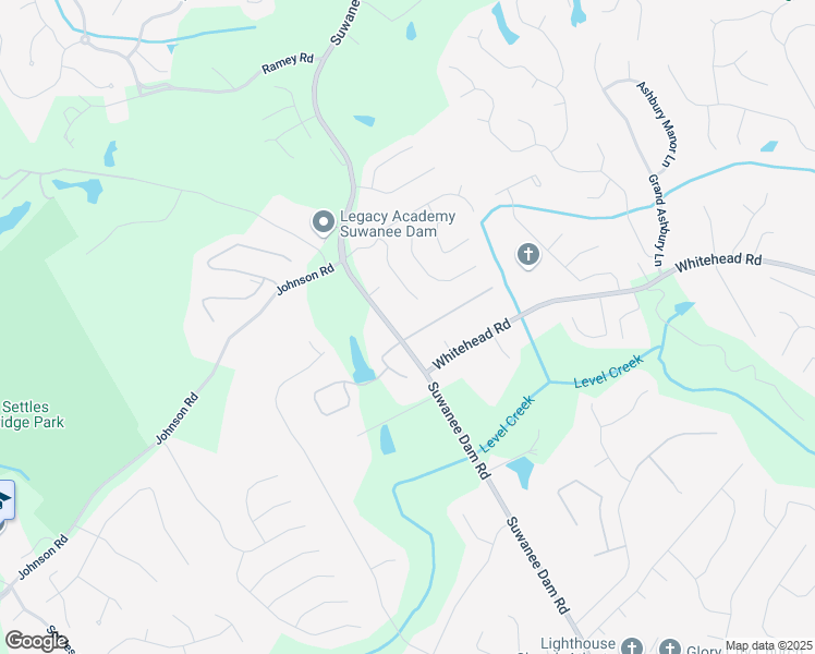map of restaurants, bars, coffee shops, grocery stores, and more near 20 Daniel Creek Lane Northwest in Sugar Hill