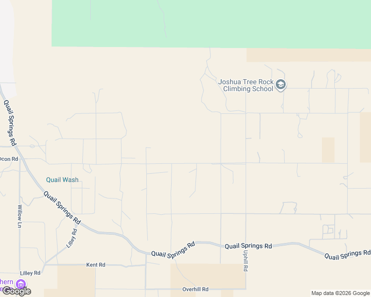 map of restaurants, bars, coffee shops, grocery stores, and more near 63054 Rocking Chair Road in Joshua Tree