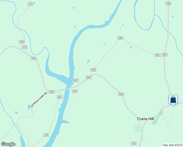 map of restaurants, bars, coffee shops, grocery stores, and more near 982 County Road 955 in Crane Hill