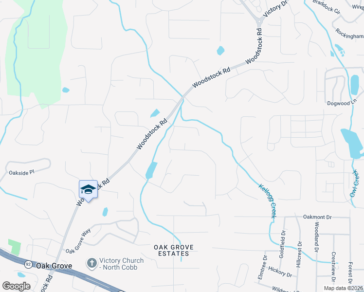 map of restaurants, bars, coffee shops, grocery stores, and more near 301 Sable Trace Court in Acworth