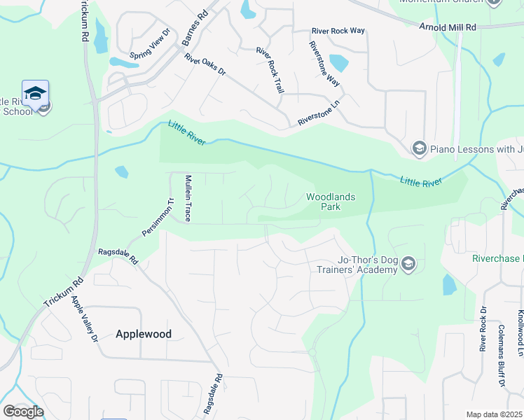 map of restaurants, bars, coffee shops, grocery stores, and more near 512 Watercress Drive in Woodstock