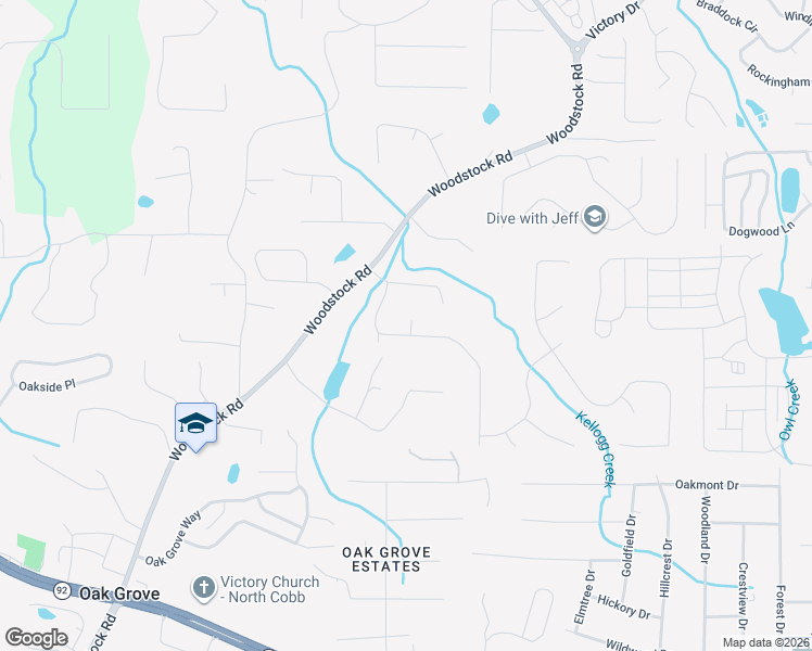 map of restaurants, bars, coffee shops, grocery stores, and more near 301 Sable Trace Court in Acworth