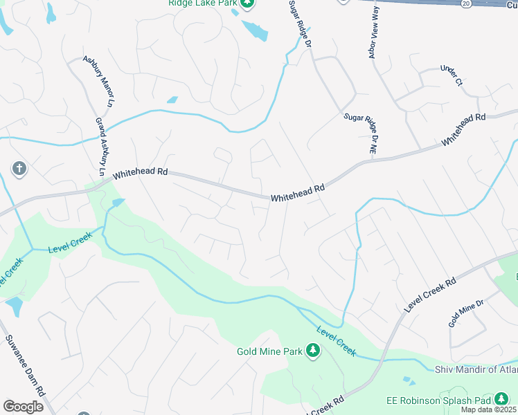 map of restaurants, bars, coffee shops, grocery stores, and more near Winter Haven Lane in Buford