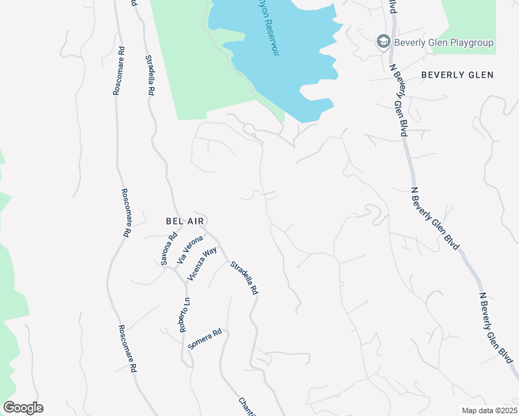 map of restaurants, bars, coffee shops, grocery stores, and more near 1509 Stone Canyon Road in Los Angeles