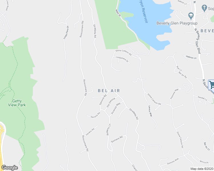 map of restaurants, bars, coffee shops, grocery stores, and more near 1632 Stradella Road in Los Angeles