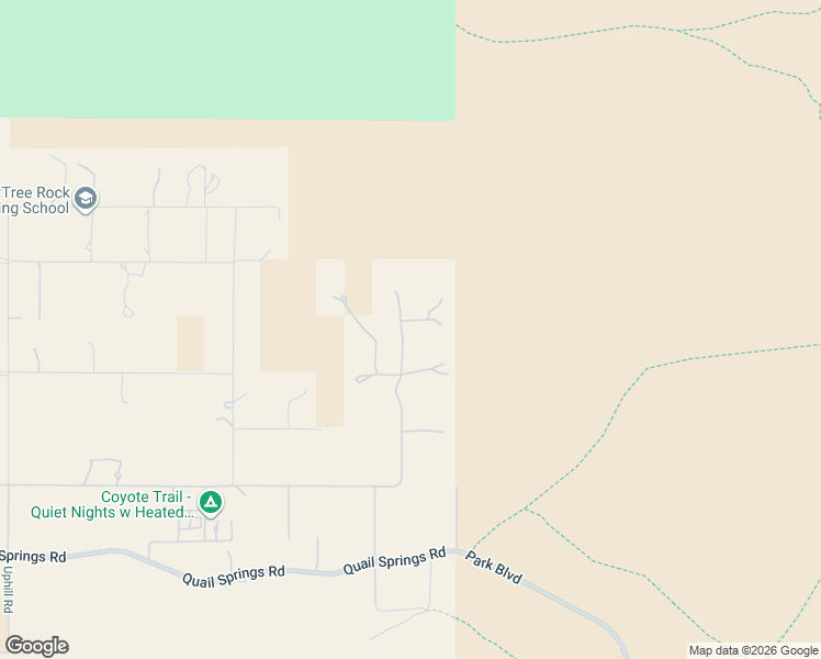 map of restaurants, bars, coffee shops, grocery stores, and more near 8427 Rock Haven Road in Joshua Tree