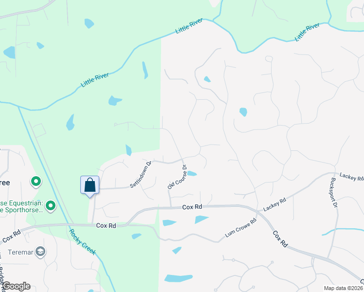 map of restaurants, bars, coffee shops, grocery stores, and more near 13045 Old Course Drive in Roswell