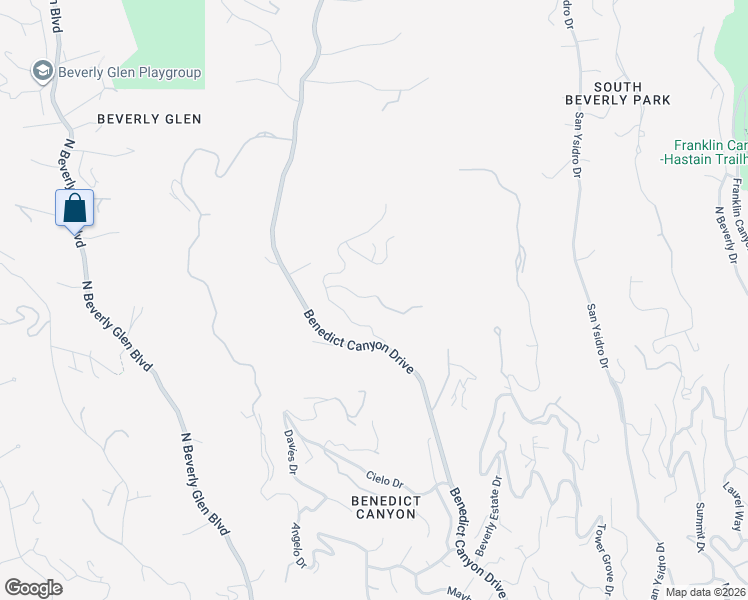 map of restaurants, bars, coffee shops, grocery stores, and more near 9904 Kip Drive in Beverly Hills