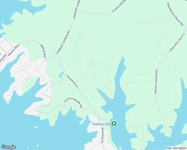 map of restaurants, bars, coffee shops, grocery stores, and more near Club Drive in Prosperity