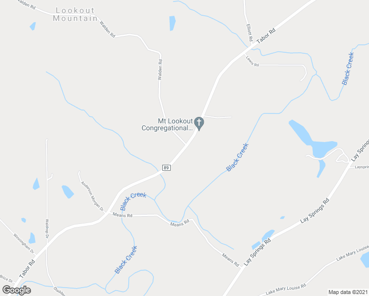 map of restaurants, bars, coffee shops, grocery stores, and more near 5598 County Road 89 in Gadsden