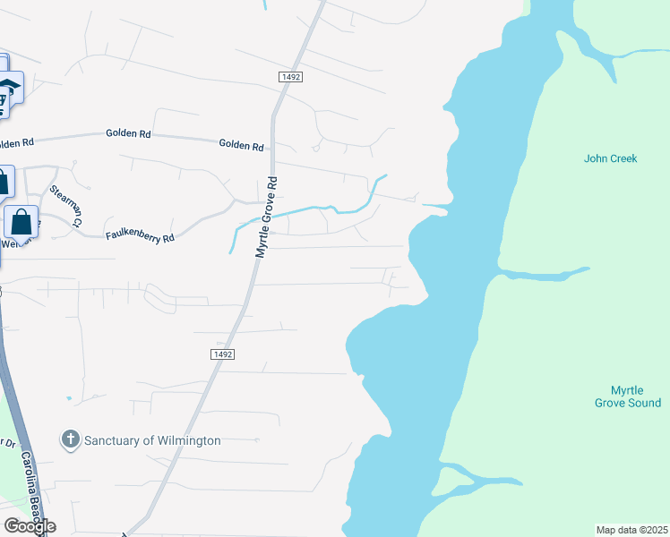 map of restaurants, bars, coffee shops, grocery stores, and more near 207 Williams Road in Wilmington