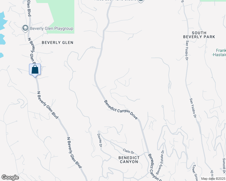 map of restaurants, bars, coffee shops, grocery stores, and more near 1650 Clear View Drive in Beverly Hills