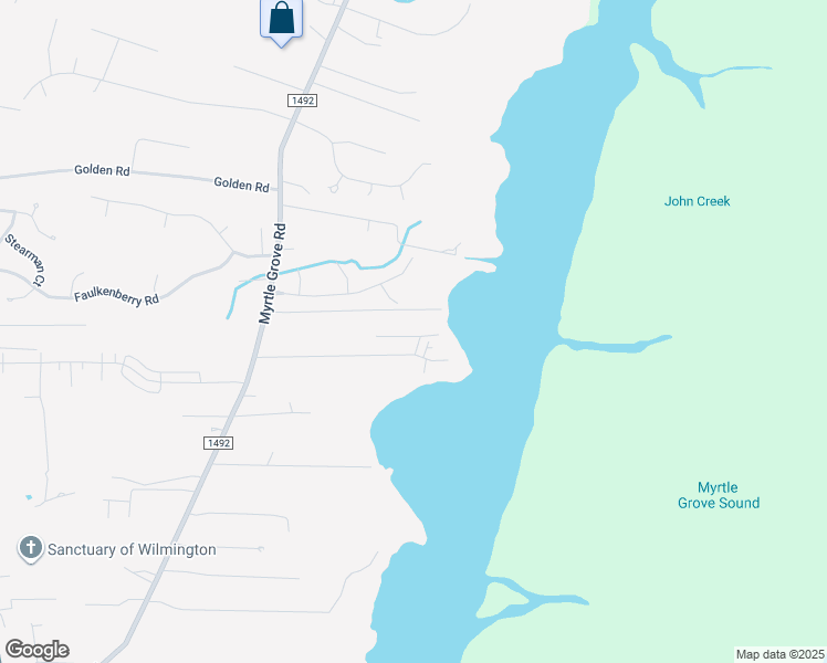 map of restaurants, bars, coffee shops, grocery stores, and more near 1652 Sand Bar Lane in Wilmington