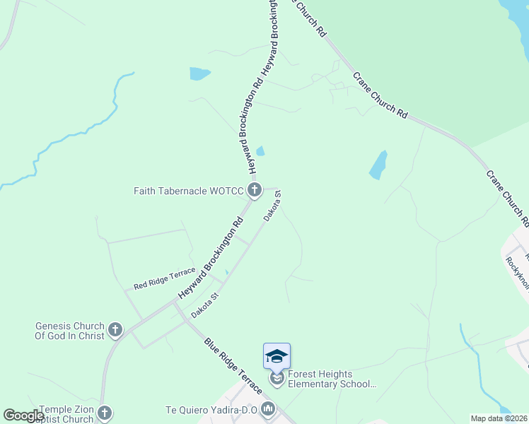 map of restaurants, bars, coffee shops, grocery stores, and more near 1630 Heyward Brockington Road in Columbia