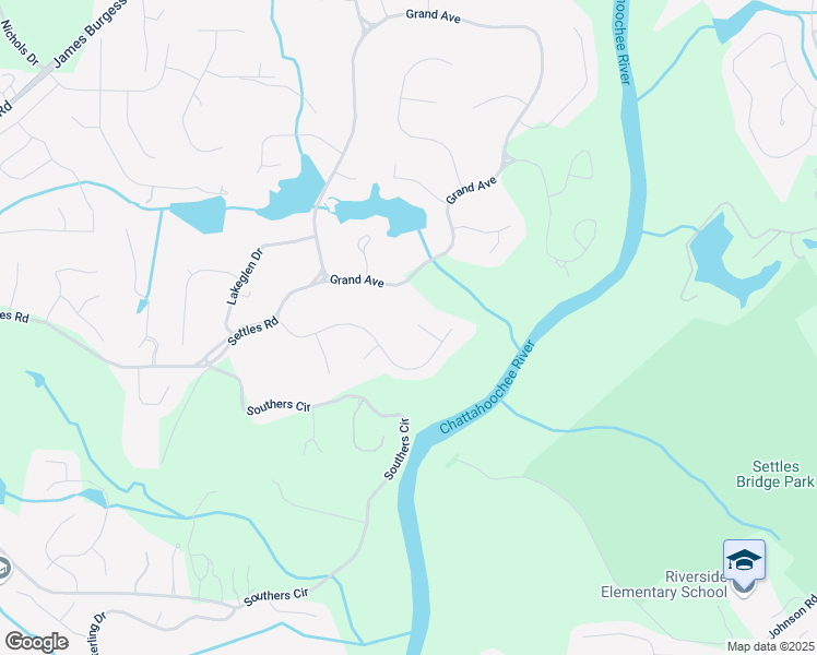map of restaurants, bars, coffee shops, grocery stores, and more near 1045 River Point in Suwanee