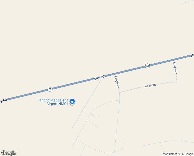 map of restaurants, bars, coffee shops, grocery stores, and more near U.S. 60 in Magdalena