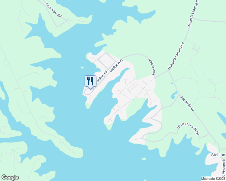 map of restaurants, bars, coffee shops, grocery stores, and more near 671 Marina Way in Prosperity