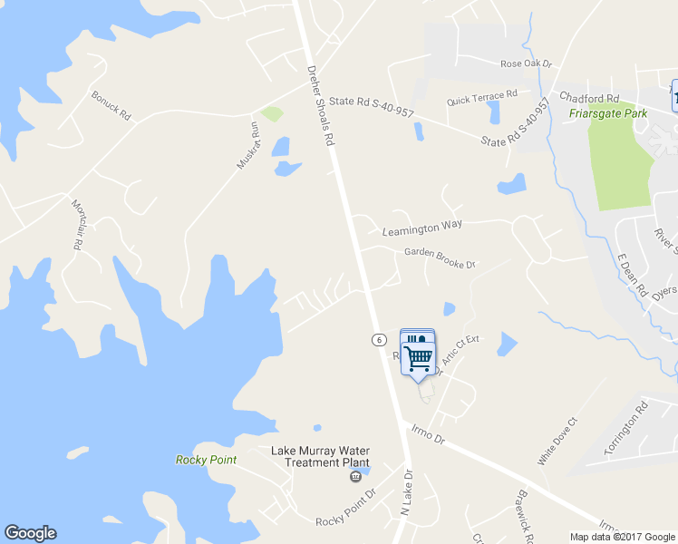 map of restaurants, bars, coffee shops, grocery stores, and more near 217 Browning Lane in Columbia