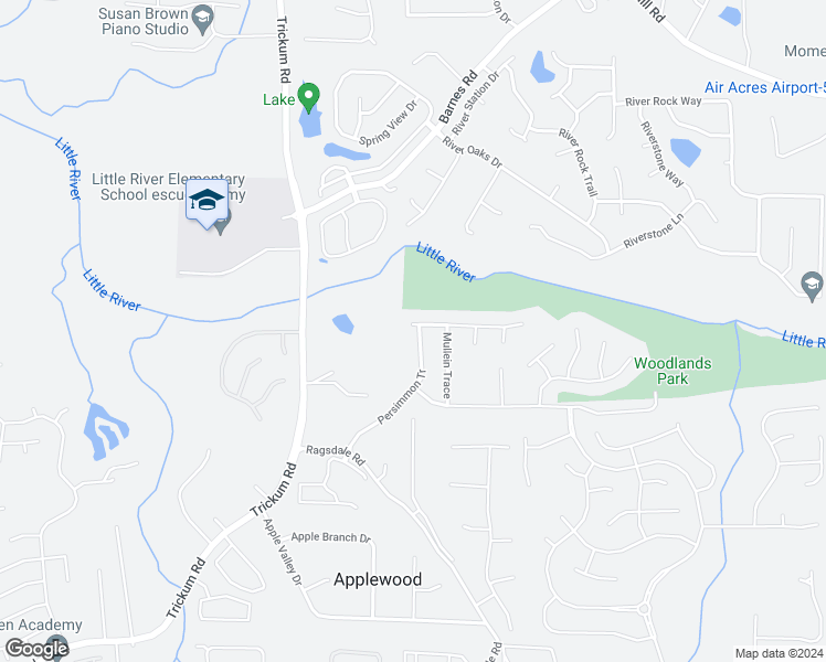 map of restaurants, bars, coffee shops, grocery stores, and more near 223 Persimmon Tr in Woodstock