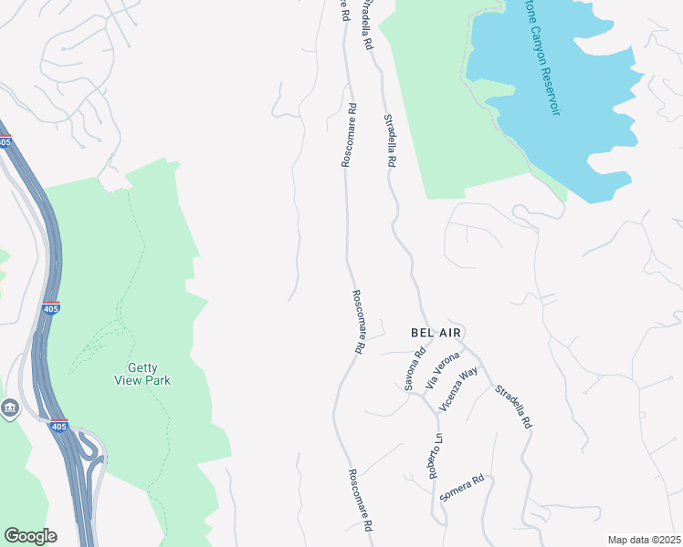 map of restaurants, bars, coffee shops, grocery stores, and more near 1813 Roscomare Road in Los Angeles