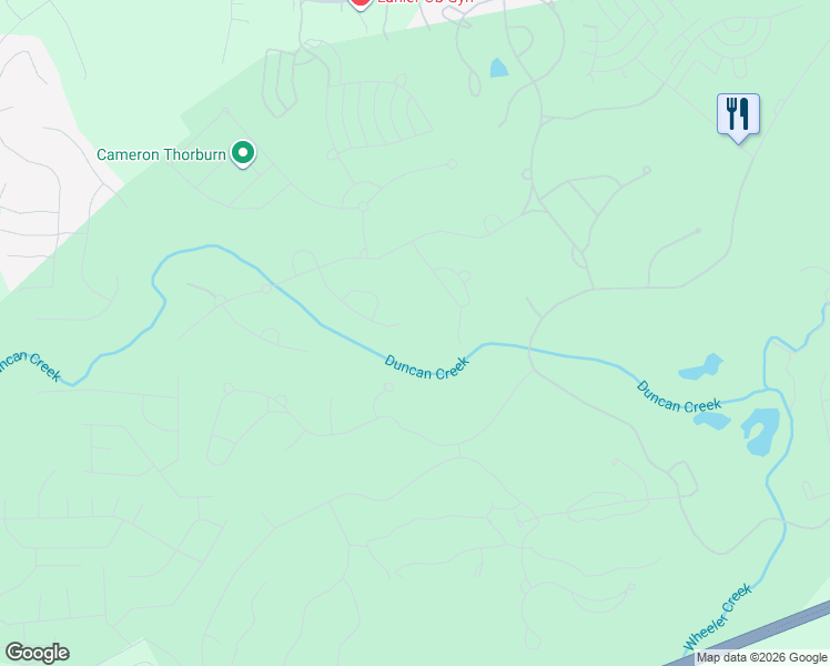 map of restaurants, bars, coffee shops, grocery stores, and more near 5941 Yoshino Cherry Lane Northeast in Braselton