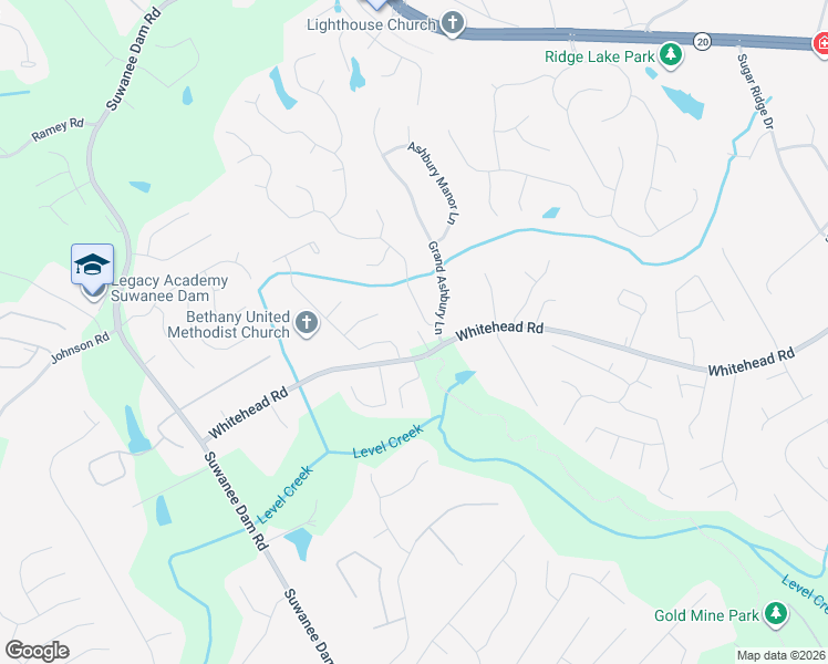 map of restaurants, bars, coffee shops, grocery stores, and more near 214 Whitehead Road in Sugar Hill