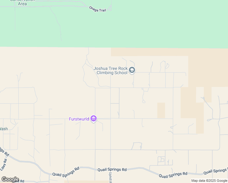 map of restaurants, bars, coffee shops, grocery stores, and more near 8393 Uphill Road in Joshua Tree