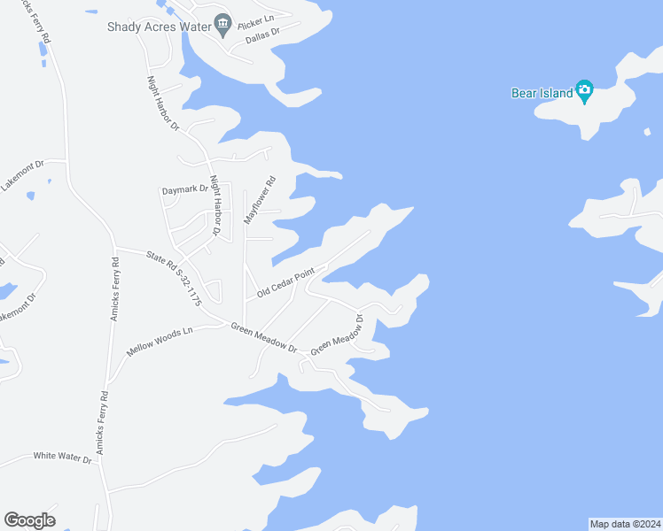 map of restaurants, bars, coffee shops, grocery stores, and more near 216 Old Cedar Point in Chapin