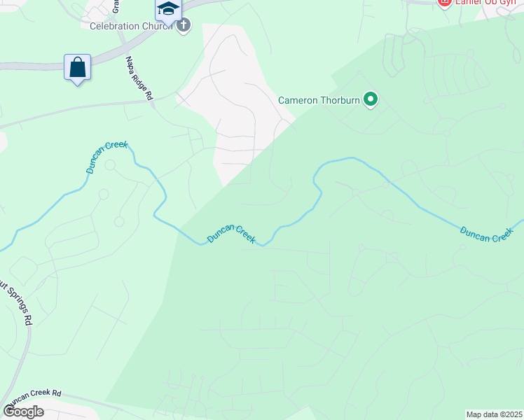 map of restaurants, bars, coffee shops, grocery stores, and more near 5744 Cypress Bluff Lane in Hoschton