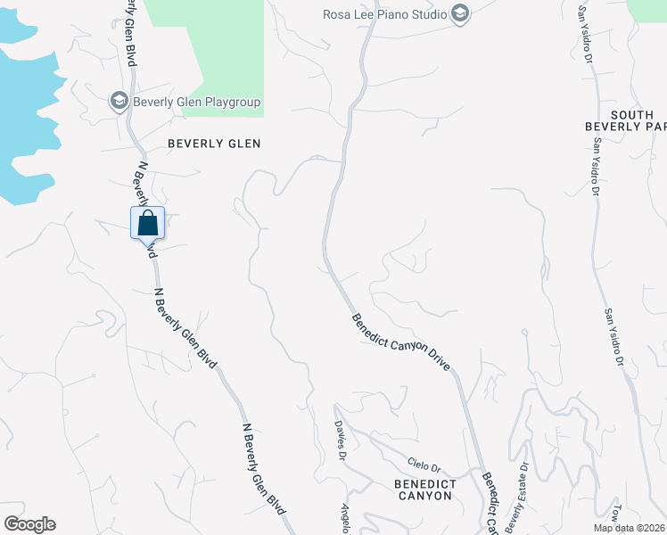 map of restaurants, bars, coffee shops, grocery stores, and more near 1727 Decamp Drive in Beverly Hills