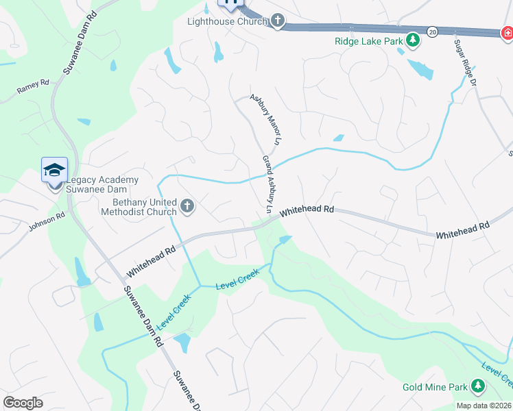 map of restaurants, bars, coffee shops, grocery stores, and more near 214 Whitehead Road in Sugar Hill