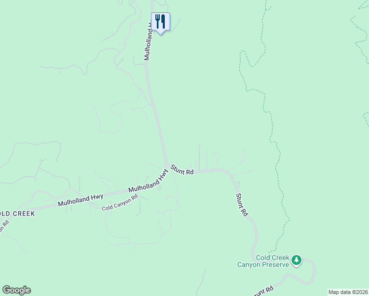 map of restaurants, bars, coffee shops, grocery stores, and more near 24772 Mulholland Highway in Calabasas