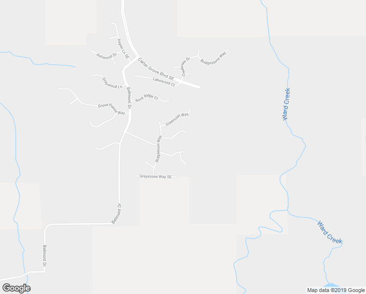 map of restaurants, bars, coffee shops, grocery stores, and more near 16 Brownwood Drive in Cartersville