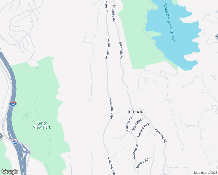 map of restaurants, bars, coffee shops, grocery stores, and more near 1813 Roscomare Road in Los Angeles