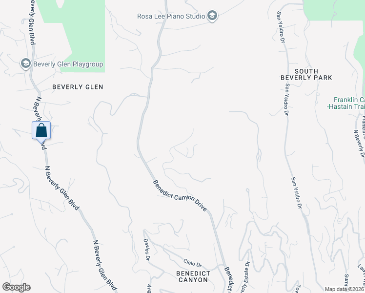 map of restaurants, bars, coffee shops, grocery stores, and more near 1708 Clear View Drive in Beverly Hills