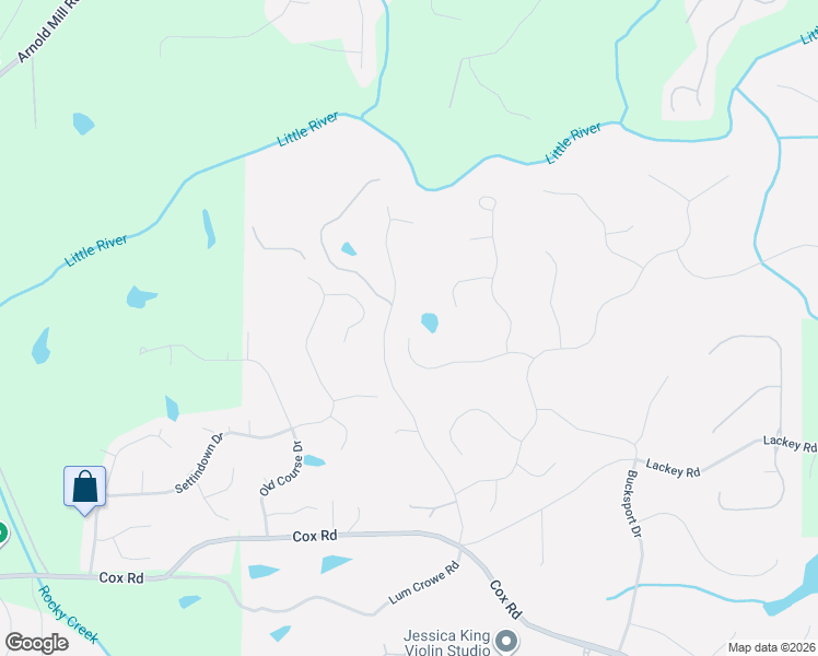 map of restaurants, bars, coffee shops, grocery stores, and more near 13390 Lum Crowe Road in Roswell