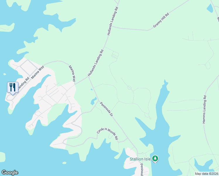 map of restaurants, bars, coffee shops, grocery stores, and more near in Lake Murray Shores