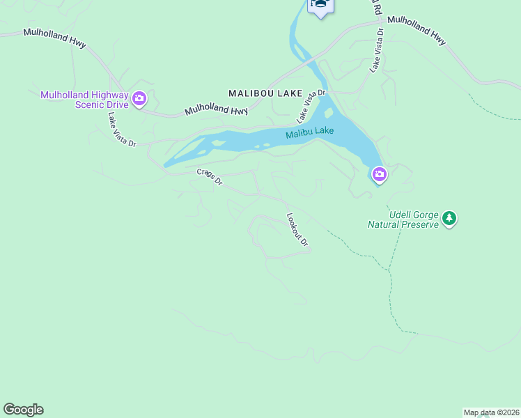 map of restaurants, bars, coffee shops, grocery stores, and more near 29081 Malibu Drive in Agoura Hills