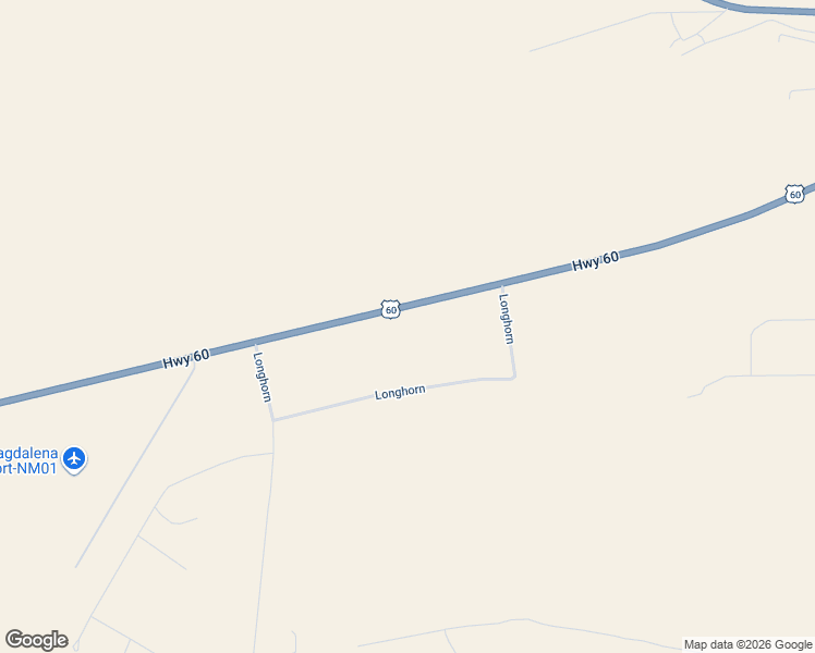 map of restaurants, bars, coffee shops, grocery stores, and more near U.S. 60 in Magdalena