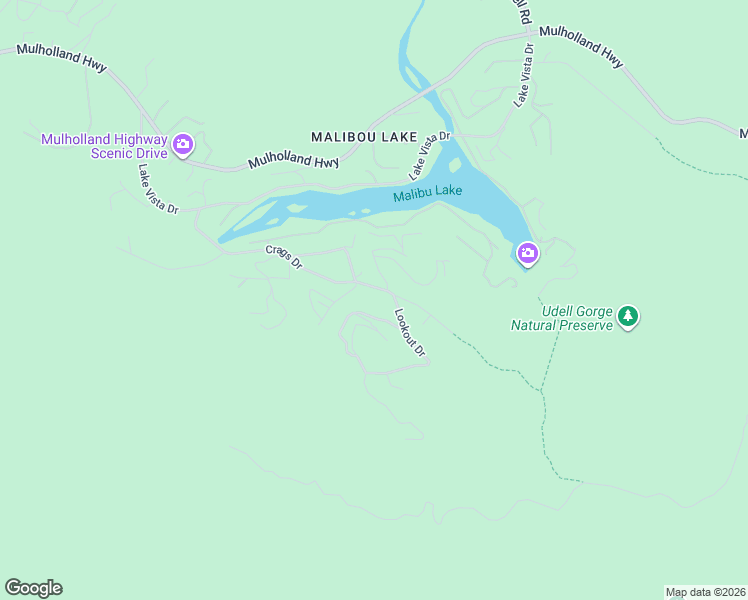 map of restaurants, bars, coffee shops, grocery stores, and more near 29012 Crags Drive in Agoura Hills