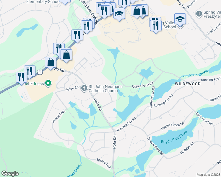 map of restaurants, bars, coffee shops, grocery stores, and more near 22 Old Still Rd in Columbia