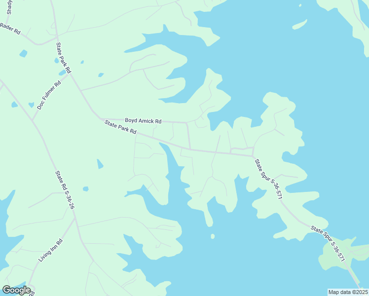 map of restaurants, bars, coffee shops, grocery stores, and more near 1636 State Park Road in Prosperity