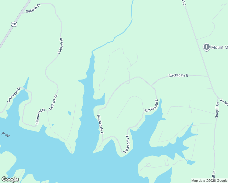 map of restaurants, bars, coffee shops, grocery stores, and more near 403 Blacksgate East in Prosperity