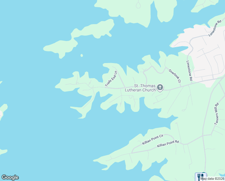 map of restaurants, bars, coffee shops, grocery stores, and more near 305 Saint Thomas Church Road in Chapin