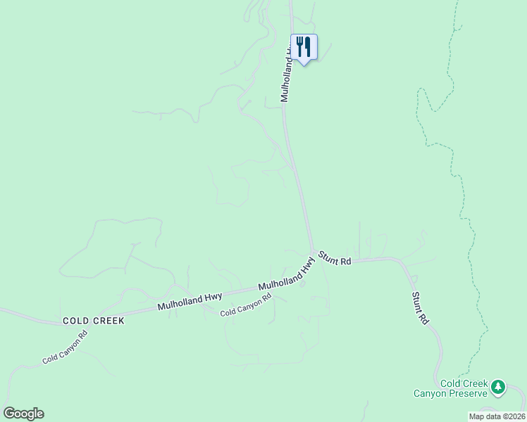 map of restaurants, bars, coffee shops, grocery stores, and more near 24753 Mulholland Highway in Calabasas