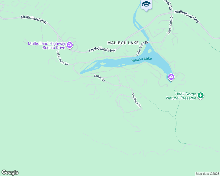 map of restaurants, bars, coffee shops, grocery stores, and more near 29127 Triunfo Drive in Agoura Hills