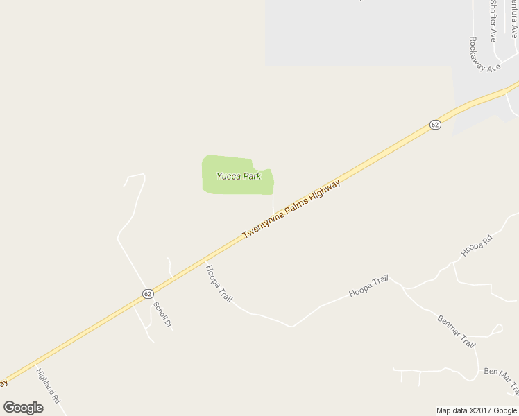 map of restaurants, bars, coffee shops, grocery stores, and more near 8180 Yucca Park Rd in Morongo Valley