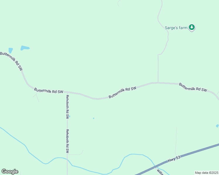 map of restaurants, bars, coffee shops, grocery stores, and more near 696 Buttermilk Road Southwest in Cave Spring
