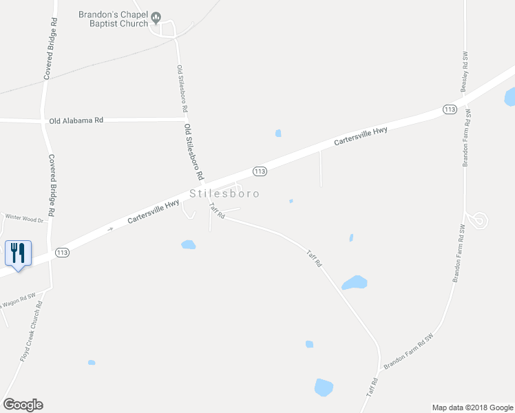 map of restaurants, bars, coffee shops, grocery stores, and more near 49 Taff Road in Taylorsville