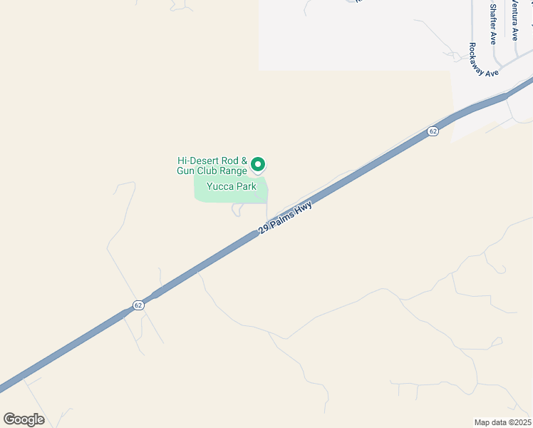 map of restaurants, bars, coffee shops, grocery stores, and more near 8180 Yucca Park Road in Morongo Valley